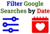 Filter Google Searches by Date