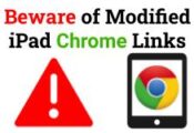 Beware of Modified iPad Chrome Links